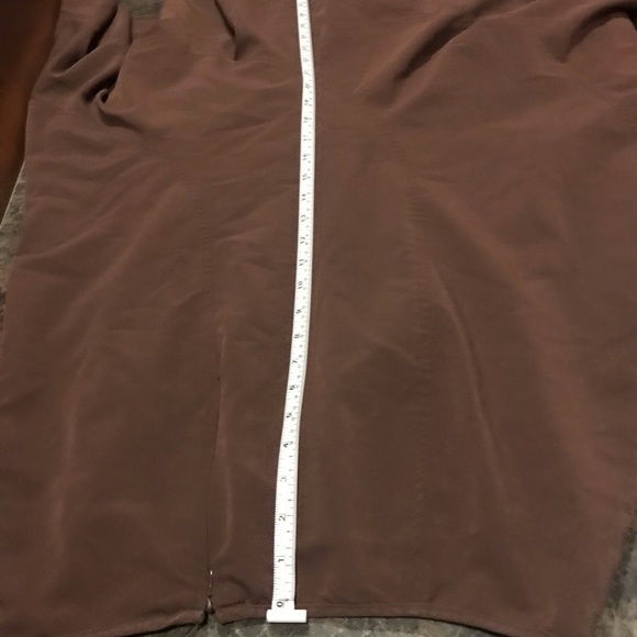 Brown mid- length Skirt - Picture 5 of 6